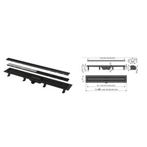 Трап зливний Alcaplast APZ19BLACK-550 DOUBLE