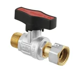 Кран кульовий з накидною гайкою Raftec GOLD PN64 ВЗ 1/2
