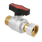 Кран кульовий з накидною гайкою Raftec GOLD PN50 ВН 3/4