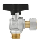 Кран кутовий кульовий з накидною гайкою Raftec GOLD PN64 ВЗ 1/2