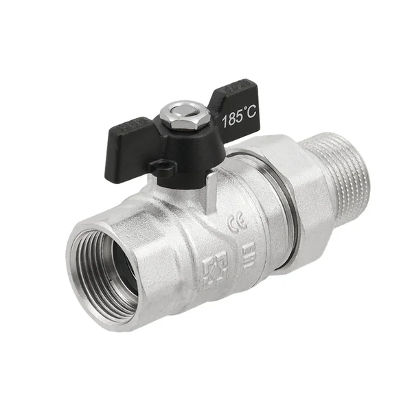 Кран кульовий з американкою Raftec BLACK PN40 ВЗ 3/4