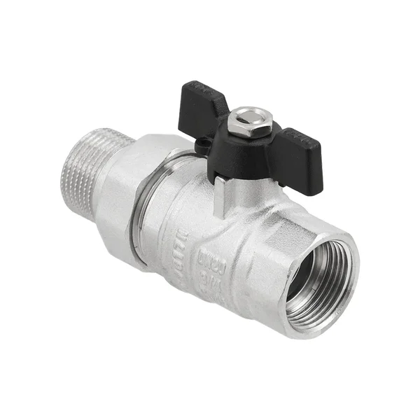Кран кульовий з американкою Raftec BLACK PN40 ВЗ 3/4