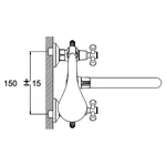 Смеситель для ванной G-lauf QST3-A827