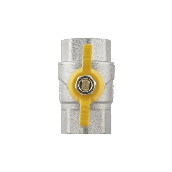 Кран шаровой Raftec YELLOW DN20 (3/4’’) ВВ бабочка GRB2