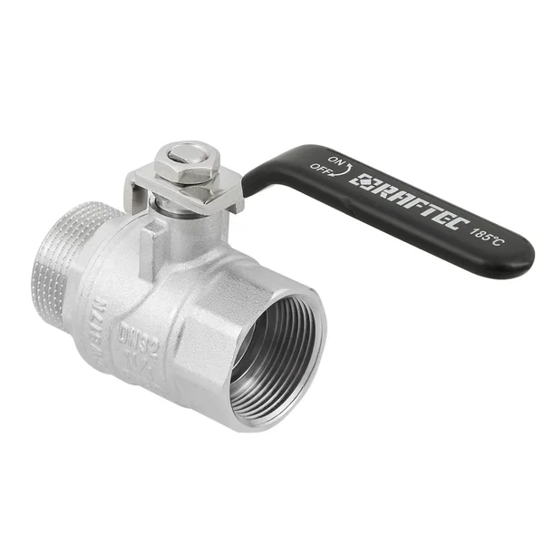 Кран шаровой Raftec BLACK PN40 ЗВ 1 1/4