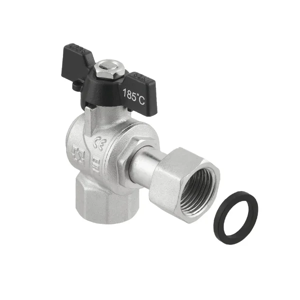 Кран угловой с накидной гайкой Raftec PN40 ВВ 1/2