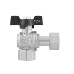 Кран угловой с накидной гайкой Raftec PN40 ВВ 1/2