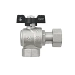 Кран угловой с накидной гайкой Raftec PN40 ВВ 3/4