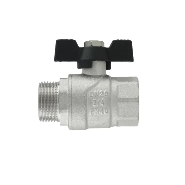 Кран шаровой Raftec BLACK PN40 ЗВ 3/4