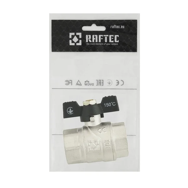 Кран шаровый Raftec BLACK PN40 ВВ 3/4