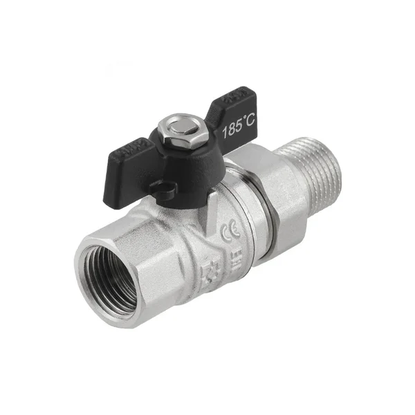 Кран кульовий з американкою Raftec BLACK PN15 ВЗ 1/2