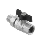 Кран кульовий з американкою Raftec BLACK PN15 ВЗ 1/2