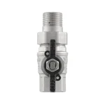 Кран кульовий з американкою Raftec BLACK PN15 ВЗ 1/2
