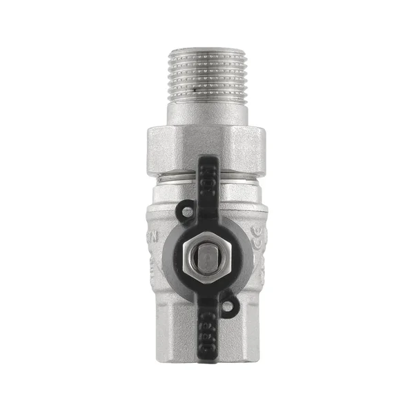 Кран кульовий з американкою Raftec BLACK PN15 ВЗ 1/2