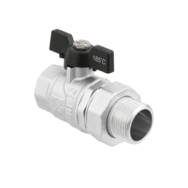 Кран кульовий з американкою Raftec BLACK PN40 ВЗ 1