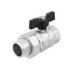 Кран кульовий з американкою Raftec BLACK PN40 ВЗ 1
