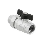 Кран кульовий з американкою Raftec BLACK PN40 ВЗ 1