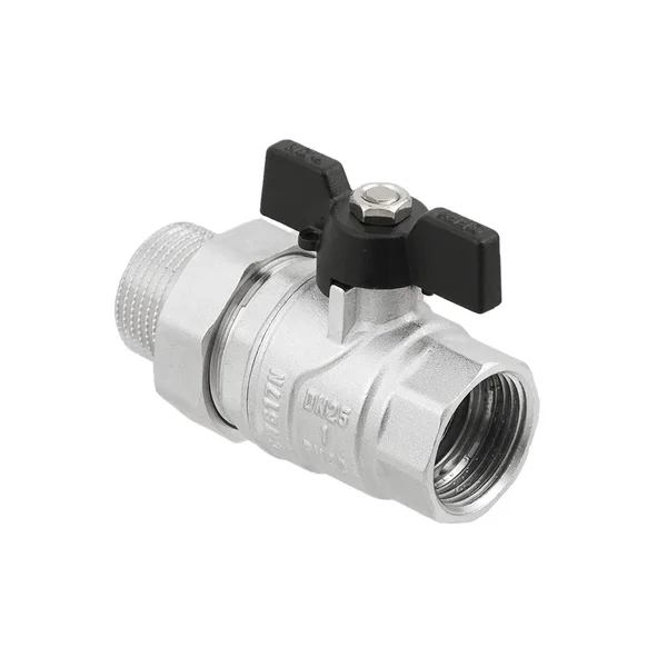 Кран кульовий з американкою Raftec BLACK PN40 ВЗ 1