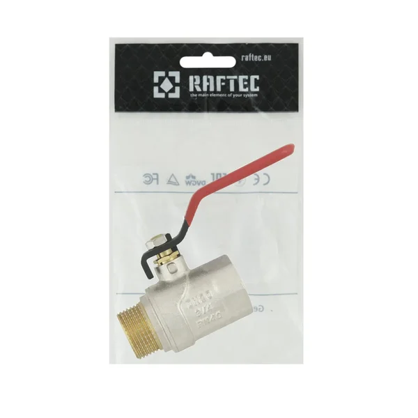 Кран шаровой Raftec RED PN40 PВ 3/4