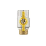 Кран шаровой Raftec YELLOW DN20 (3/4’’) ЗВ бабочка GRB21