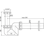Сифон для биде Alcaplast A45F-DN40