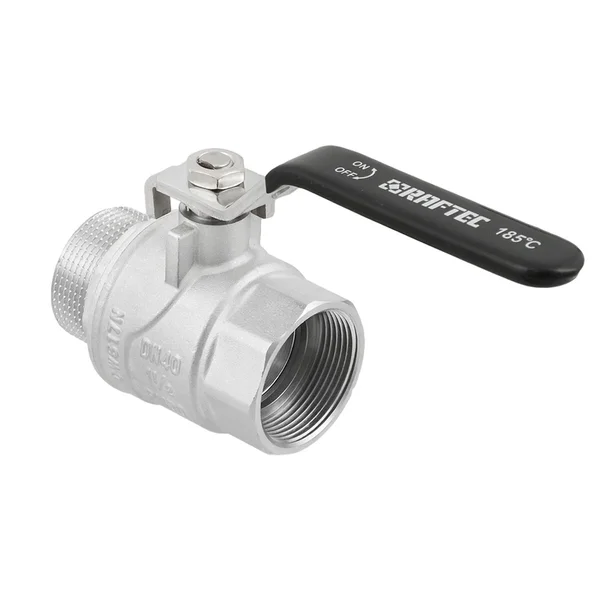 Кран шаровой Raftec BLACK PN40 ЗВ 1 1/2