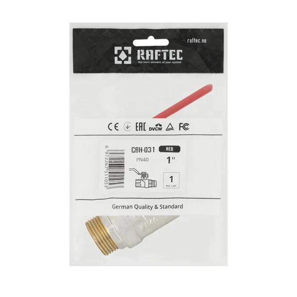 Кран шаровой Raftec RED PN40 ЗВ 1