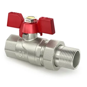 Кран шаровый с американкой Raftec RED PN40 ВЗ 1
