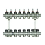 Коллектор с расходомерами Raftec STEEL 1