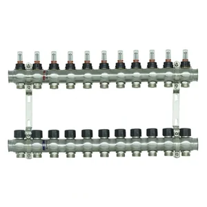 Колектор з витратомірами Raftec STEEL 1