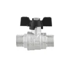 Кран шаровой Raftec BLACK DN15 ЗЗ 1/2’’ бабочка DRB1111