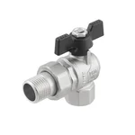 Кран кульовий Raftec BLACK DN15 НВ 1/2