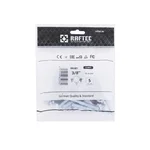 Хомут трубний Raftec (гайка М8+шуруп) 3/8