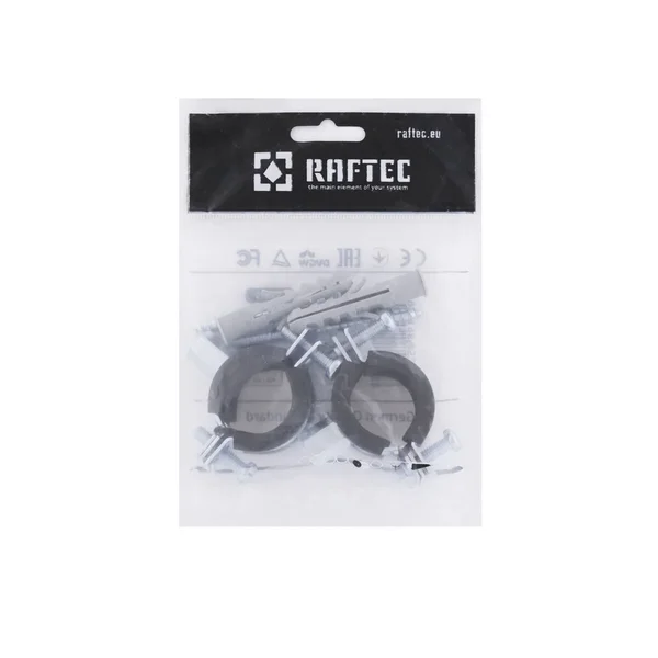 Хомут трубний Raftec ((гайка (М8+10)+шуруп) 3/4