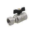 Кран прямий з накидною гайкою Raftec BLACK DN20 3/4