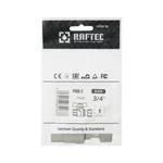 Кран прямий з накидною гайкою Raftec BLACK DN20 3/4