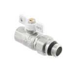 Кран кульовий з американкою Raftec WHITE DN15 1/2