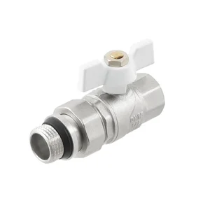 Кран шаровой с американкой Raftec WHITE DN15 1/2
