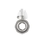 Кран кульовий з американкою Raftec WHITE DN15 1/2