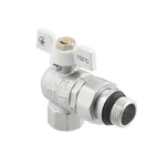 Кран угловой с американкой Raftec WHITE DN15 1/2