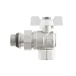 Кран угловой с американкой Raftec WHITE DN15 1/2