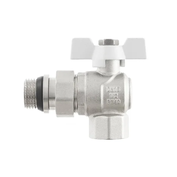 Кран угловой с американкой Raftec WHITE DN15 1/2