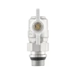 Кран угловой с американкой Raftec WHITE DN15 1/2