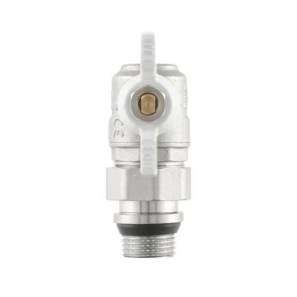 Кран угловой с американкой Raftec WHITE DN15 1/2