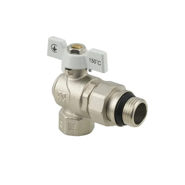 Кран угловой с американкой Raftec WHITE DN20 3/4