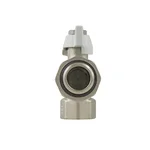Кран угловой с американкой Raftec WHITE DN20 3/4