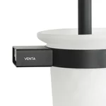 Йоржик настінний VENTA V250B матове скло чорний