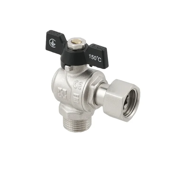 Кран угловой с накидной гайкой Raftec PN40 ВЗ 1/2