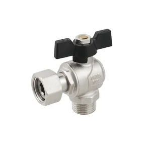 Кран угловой с накидной гайкой Raftec PN40 ВЗ 1/2