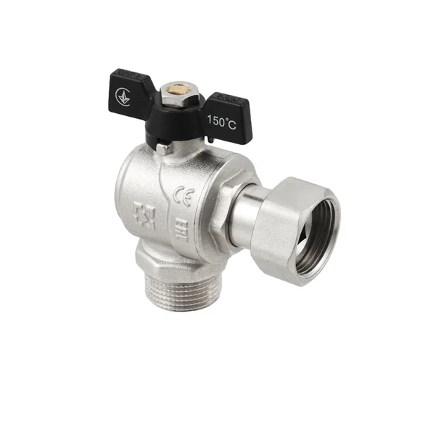 Кран угловой с накидной гайкой Raftec PN40 ВН 3/4